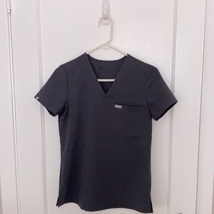 Figs scrub top! Charcoal size XXS